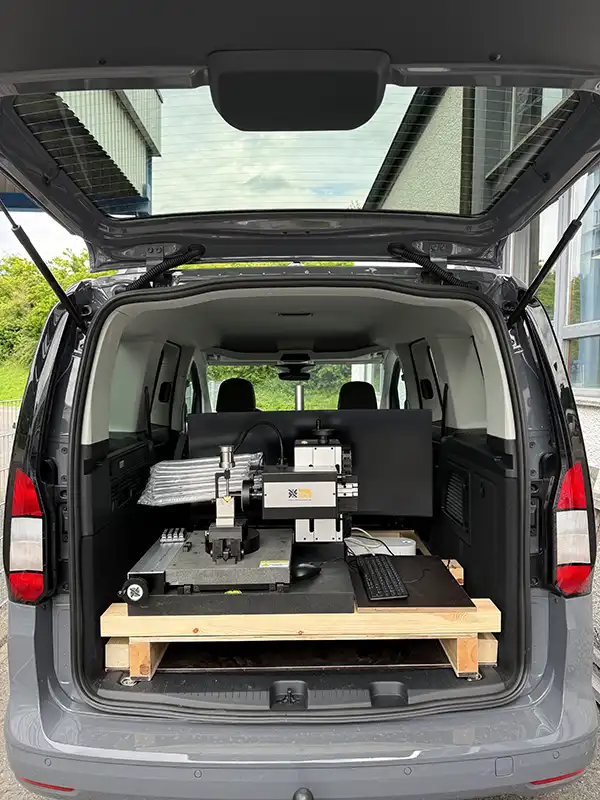 Inside the Toollense Demo Van